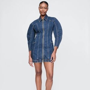 Cult Gaia & Gap Collaboration Barrel Denim Mini Dress